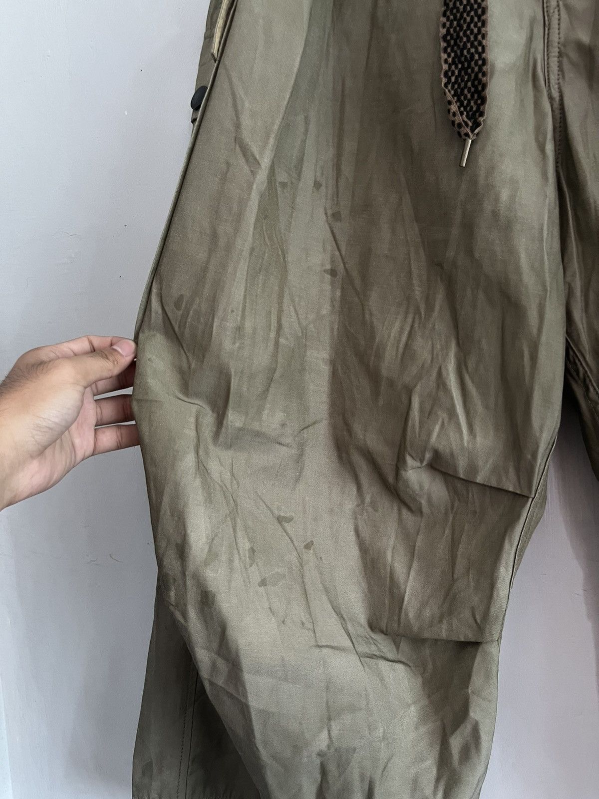 Kapital Kapital Fast Dry Twill Easy Jumbo Cargo Pants Size US 30 / EU 46 - 9 Thumbnail