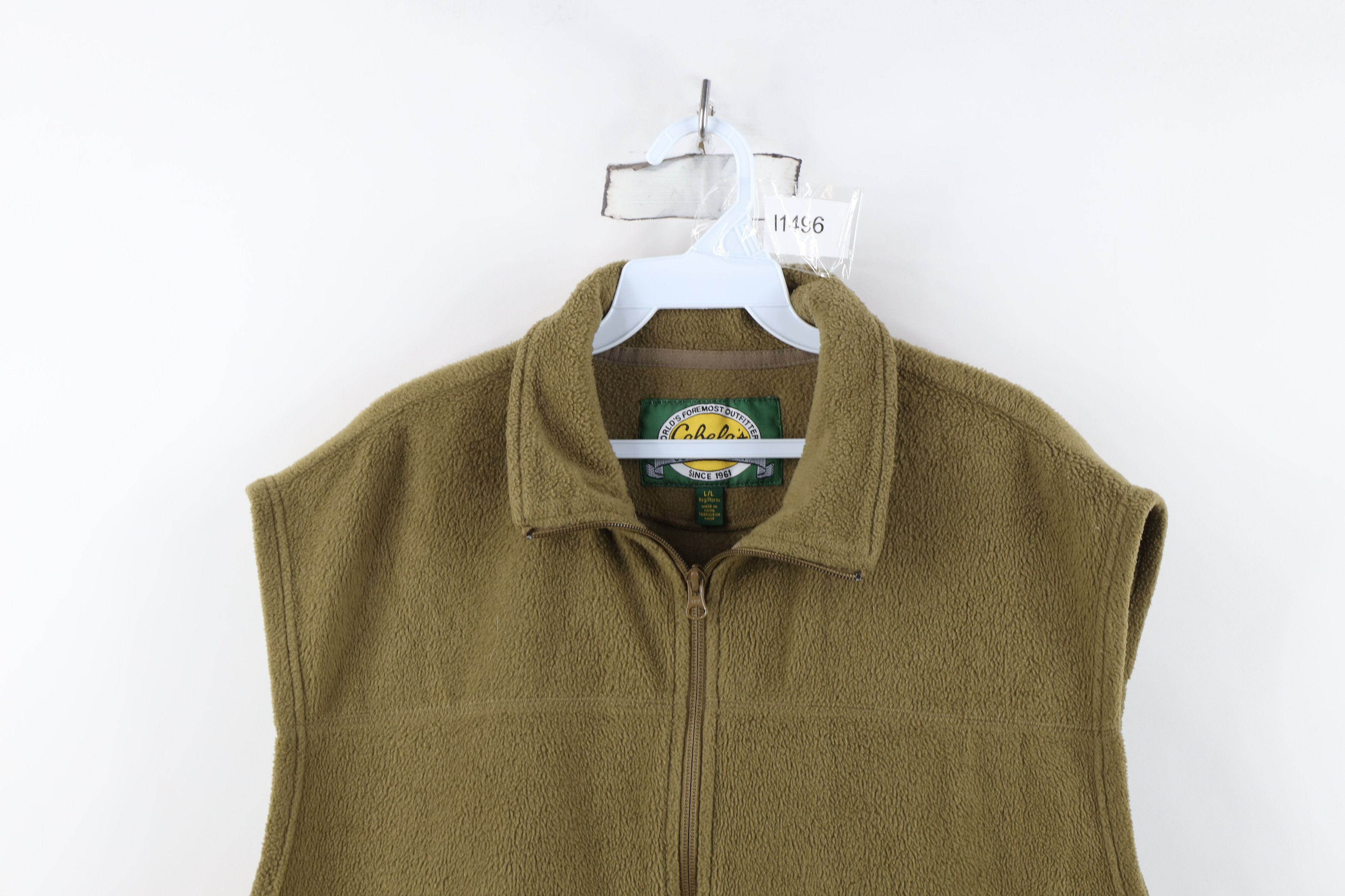 Cabelas Vintage 90s Y2K Cabelas Spell Full Zip Fleece Vest Jacket Size US L / EU 52-54 / 3 - 2 Thumbnail