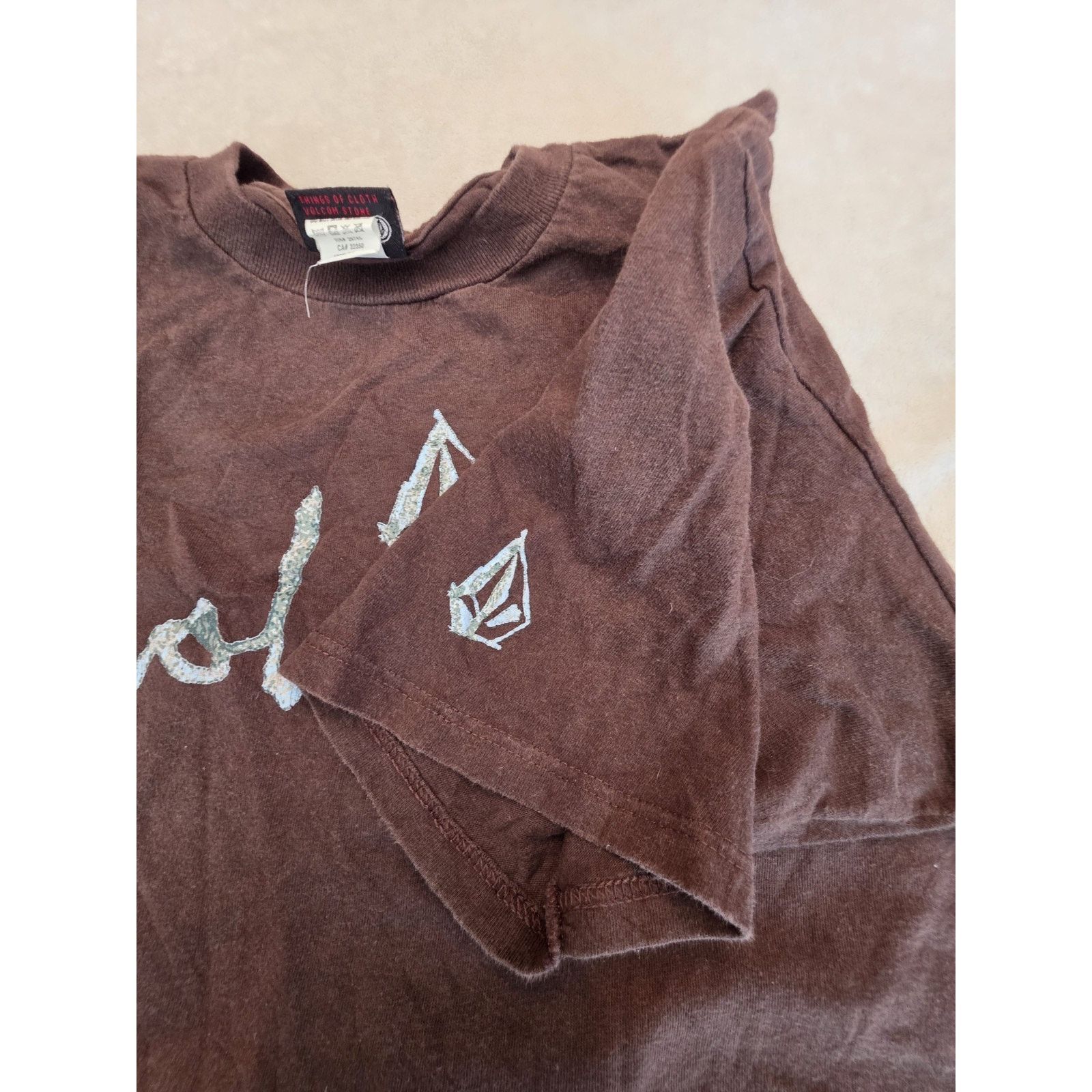 Volcom Volcom Men's Size Large Short Sleeve Brown Graphic T-Shirt Size US L / EU 52-54 / 3 - 5 Thumbnail