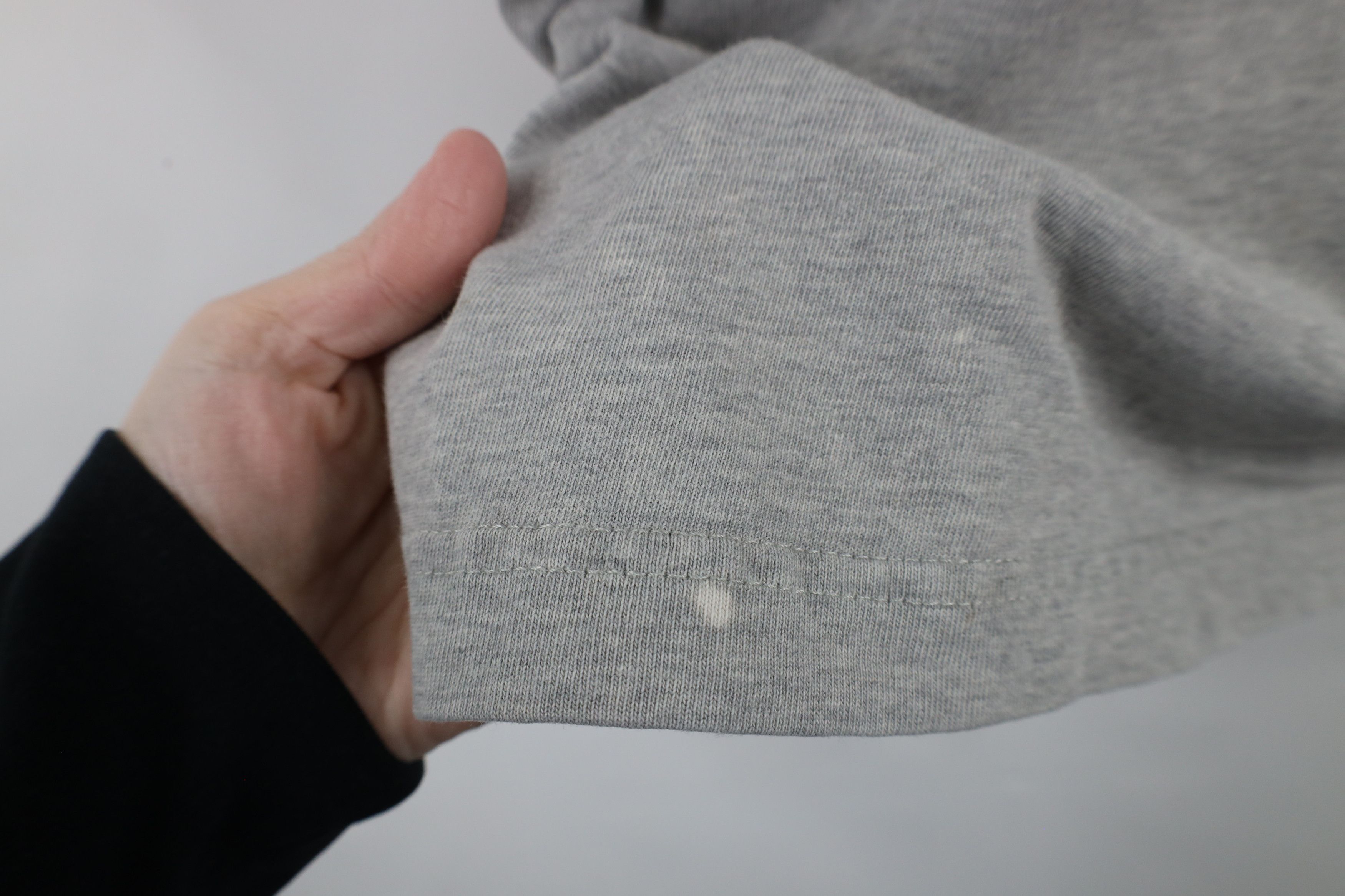 Eddie Bauer Vintage 90s Eddie Bauer Distressed Mock Neck T-Shirt Gray Size US M / EU 48-50 / 2 - 6 Thumbnail