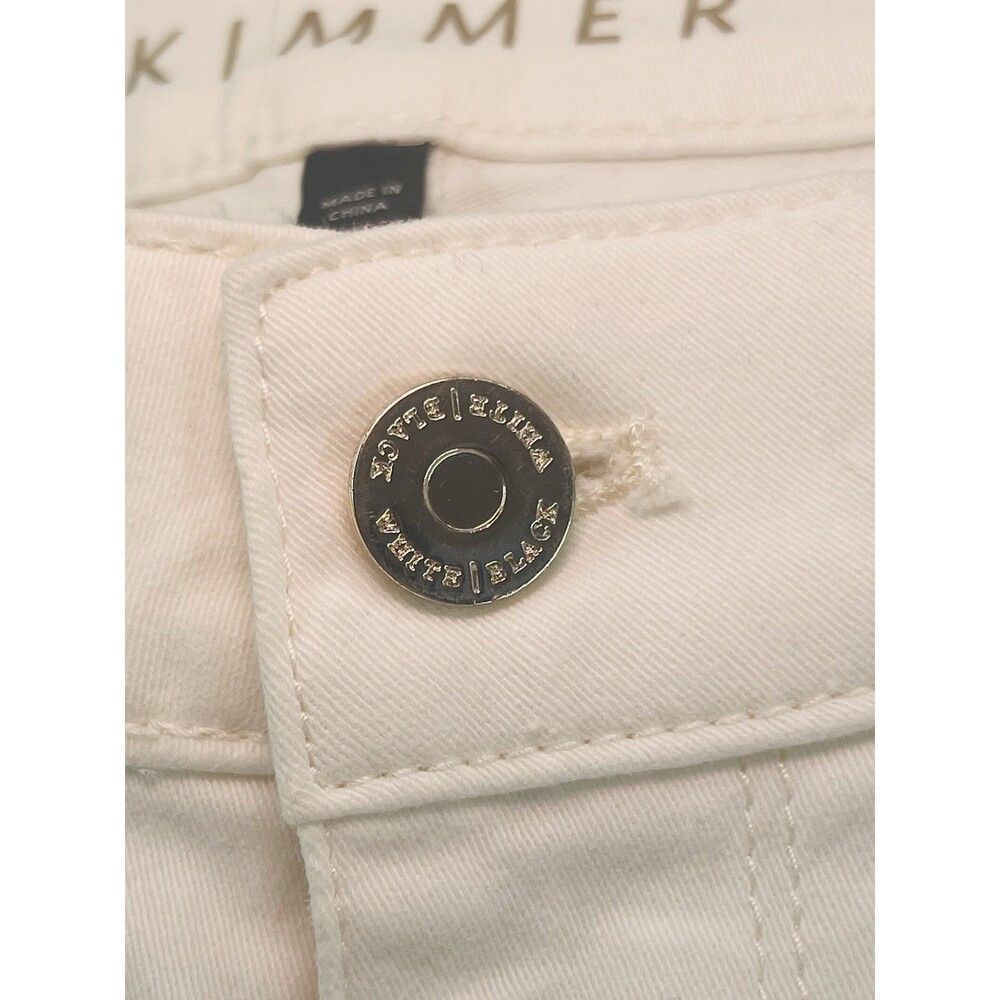 White House Black Market White House Black Market WHBM Skimmer Pants 4 White Ankle S Size 27" / US 4 / IT 40 - 4 Thumbnail