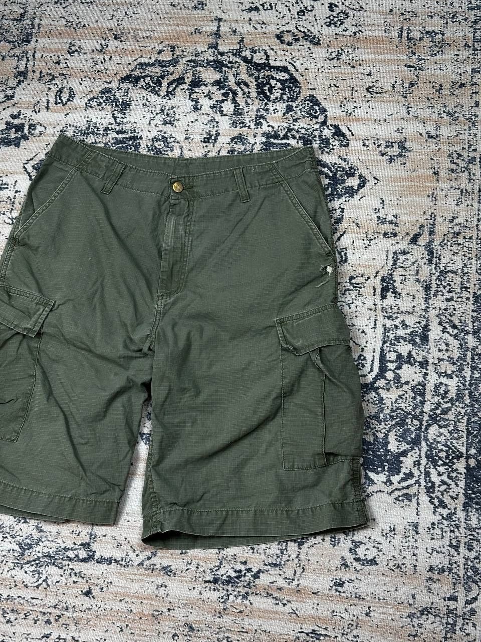 Carhartt Vintage Carhartt Distressed Khaki Short Size US 32 / EU 48 - 3 Thumbnail