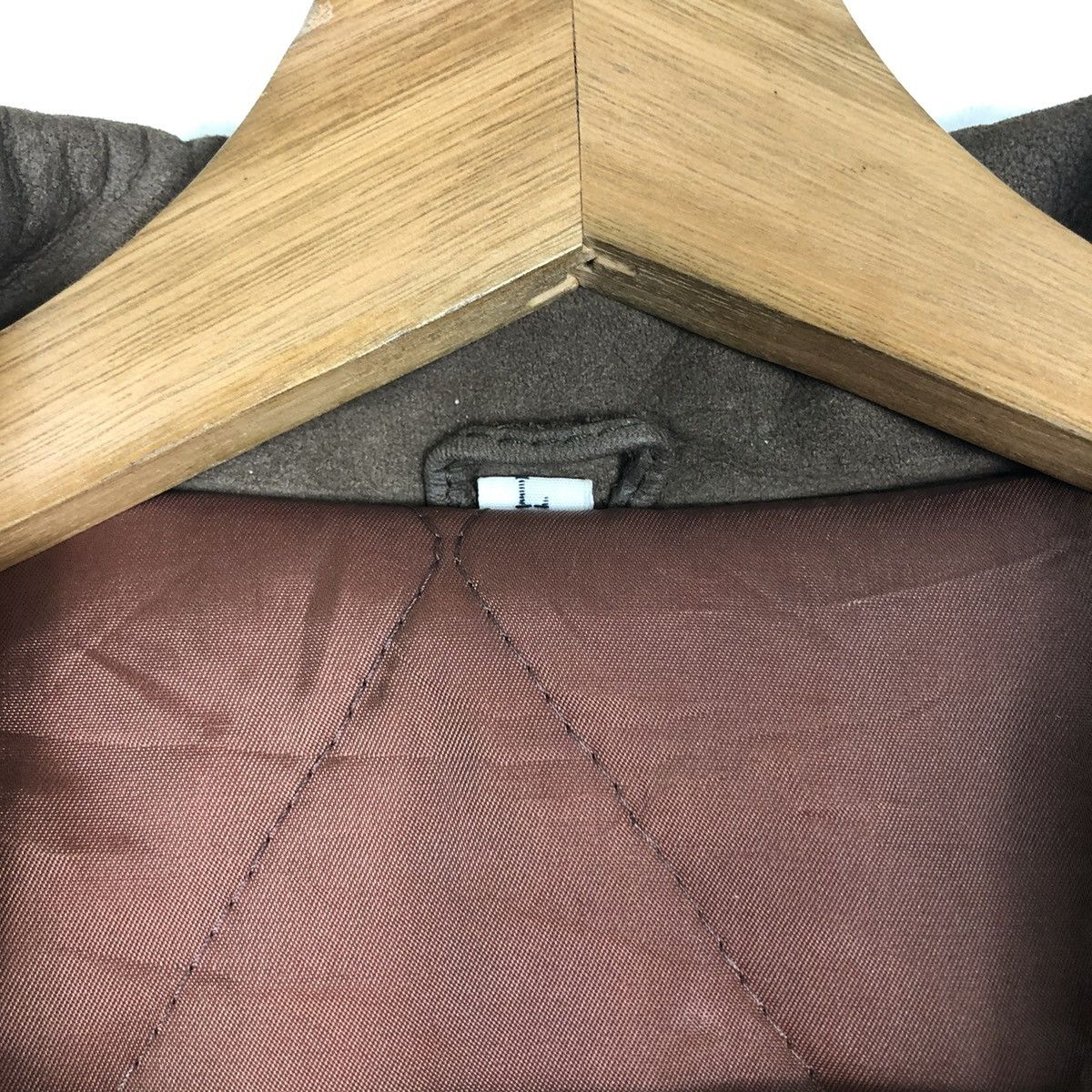 Japanese Brand 🔥VINTAGE FLY LEATHER JACKET ISSEY MIYAKE DESIGN Size US L / EU 52-54 / 3 - 17 Thumbnail