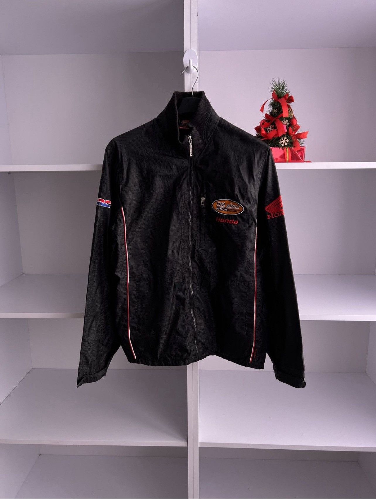 Honda Vintage Honda Motorsport Racing Team Windbreaker Jacket Size US M / EU 48-50 / 2 - 1 Thumbnail