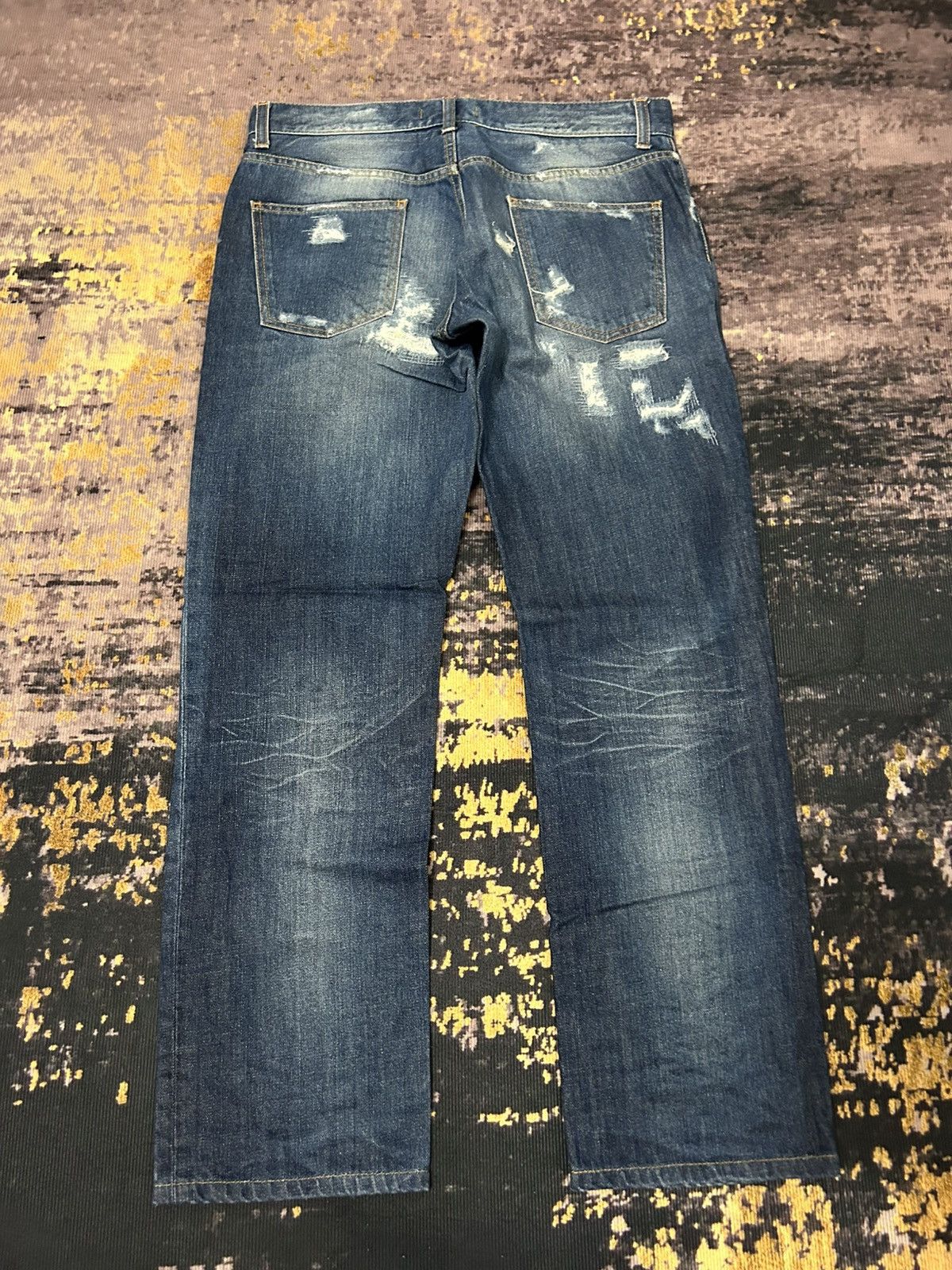 Dolce & Gabbana Dolce & Gabbana Distressed Jeans Size US 33 - 5 Thumbnail