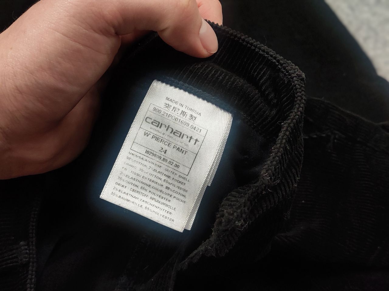 Carhartt Carhartt wip Pierce corduroy Boyfriend fit Pants Vintage Size 24" / US 00 / IT 34 - 15 Thumbnail