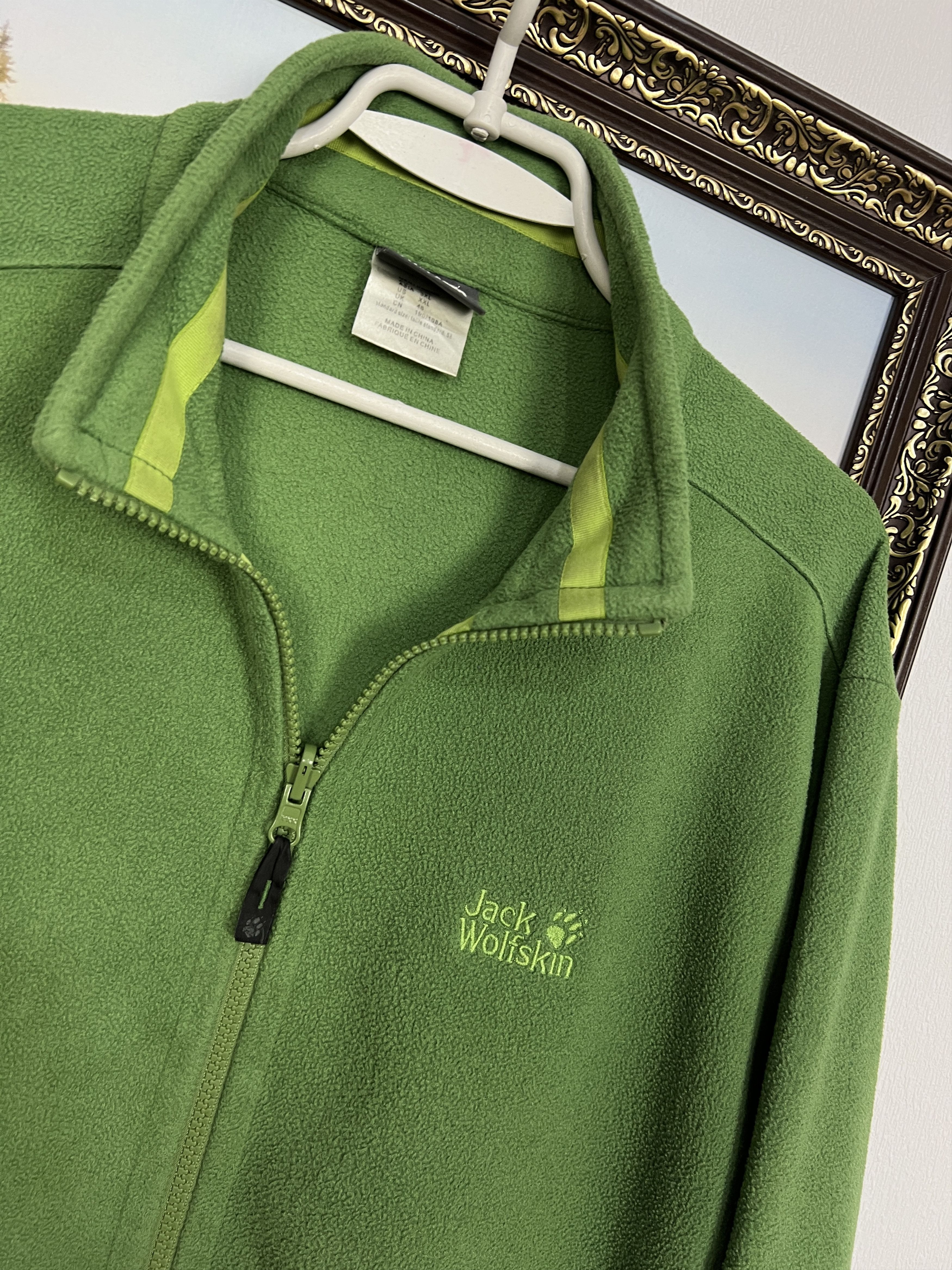 Jack Wolfskin Jack Wolfskin Fleece Track Top Jacket Warm Zip Rare Hype Size US XXL / EU 58 / 5 - 3 Thumbnail