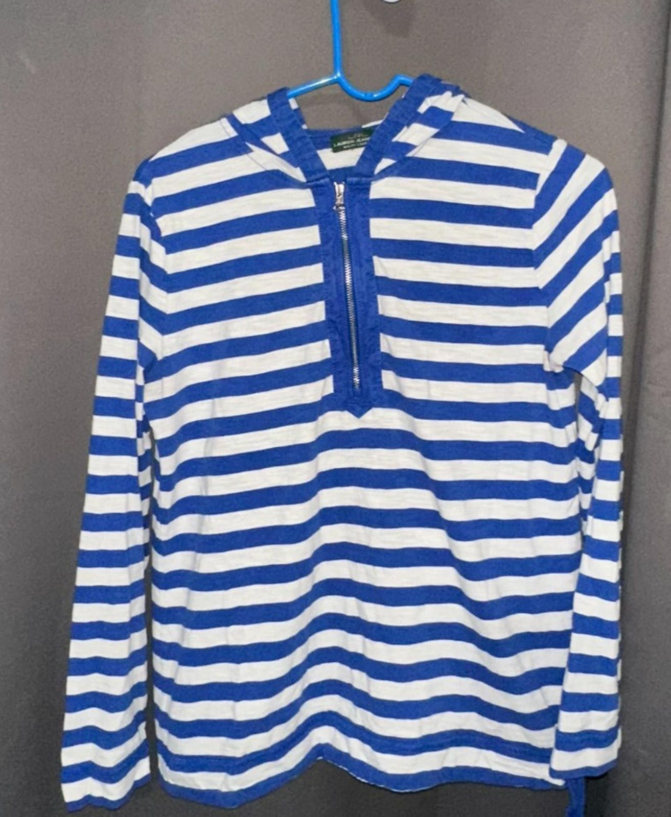 Lauren Ralph Lauren Lauren Jeans Co. by Ralph Lauren — blue/white zip-up Size S / US 4 / IT 40 - 2 Thumbnail