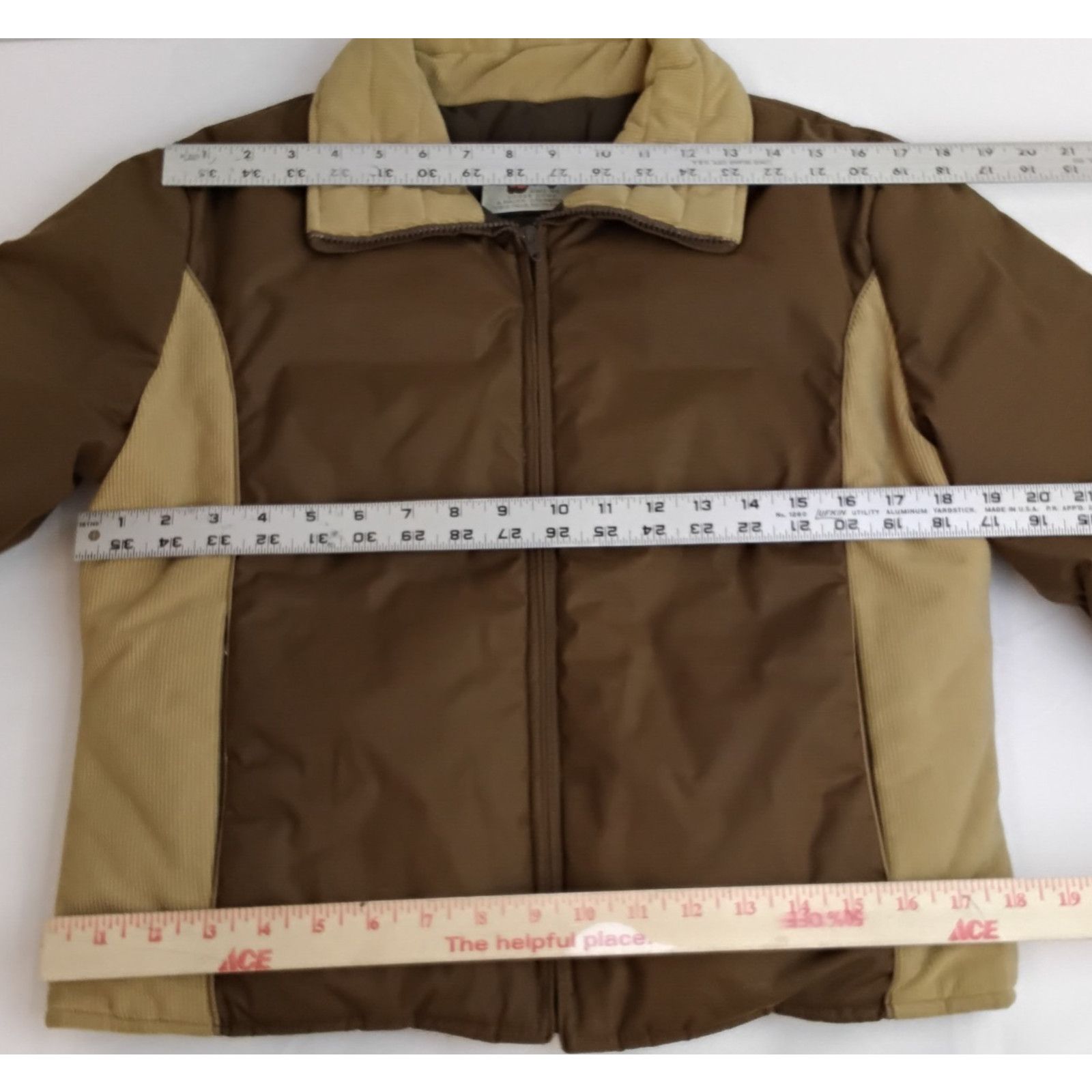 Other Comfy Down Jacket Women's S Brown Corduroy Accent 1970s USA Size S / US 4 / IT 40 - 10 Thumbnail