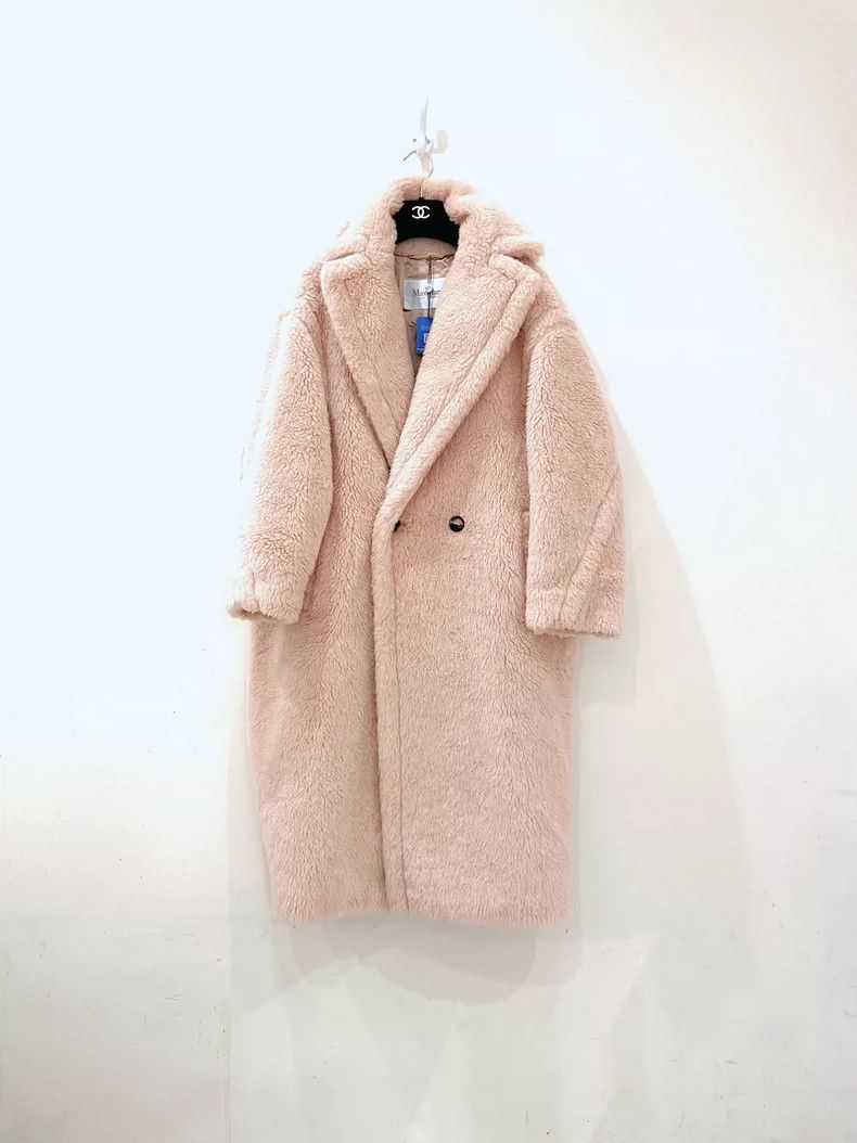 Max Mara Max Mara Solid suit collar teddy bear coat Size XS / US 0-2 / IT 36-38 - 1 Thumbnail