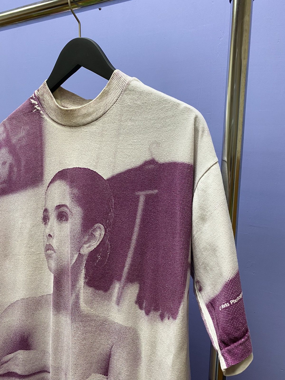 Band Tees Vintage 1993 Sierra Teez Girl Portrait Allover Print Tee Size US XL / EU 56 / 4 - 6 Thumbnail