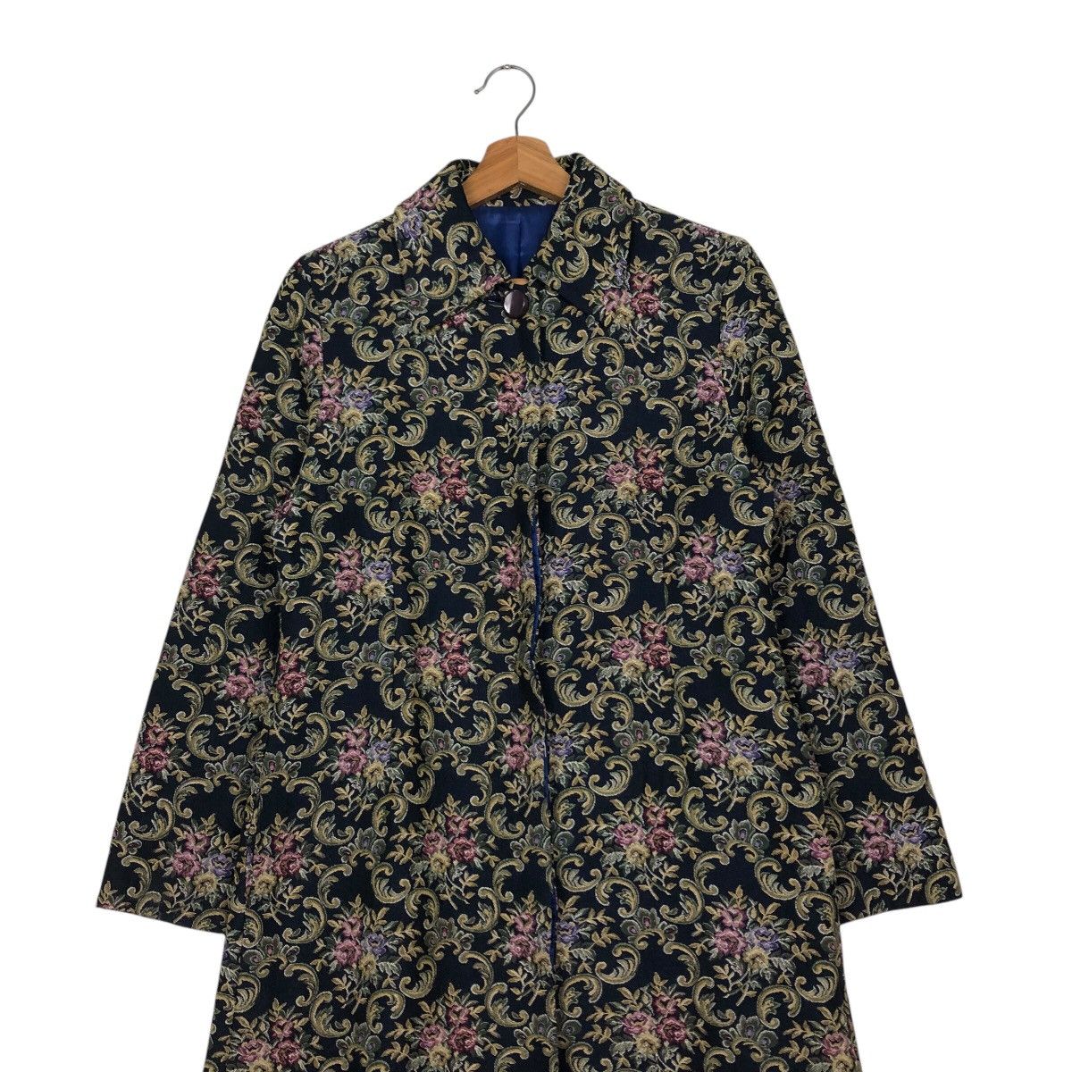 Designer × Japanese Brand × Vintage 📌Vtg Long Jacket Floral Quilted Atsuki Onishi Issey Miyake Size US M / EU 48-50 / 2 - 5 Thumbnail