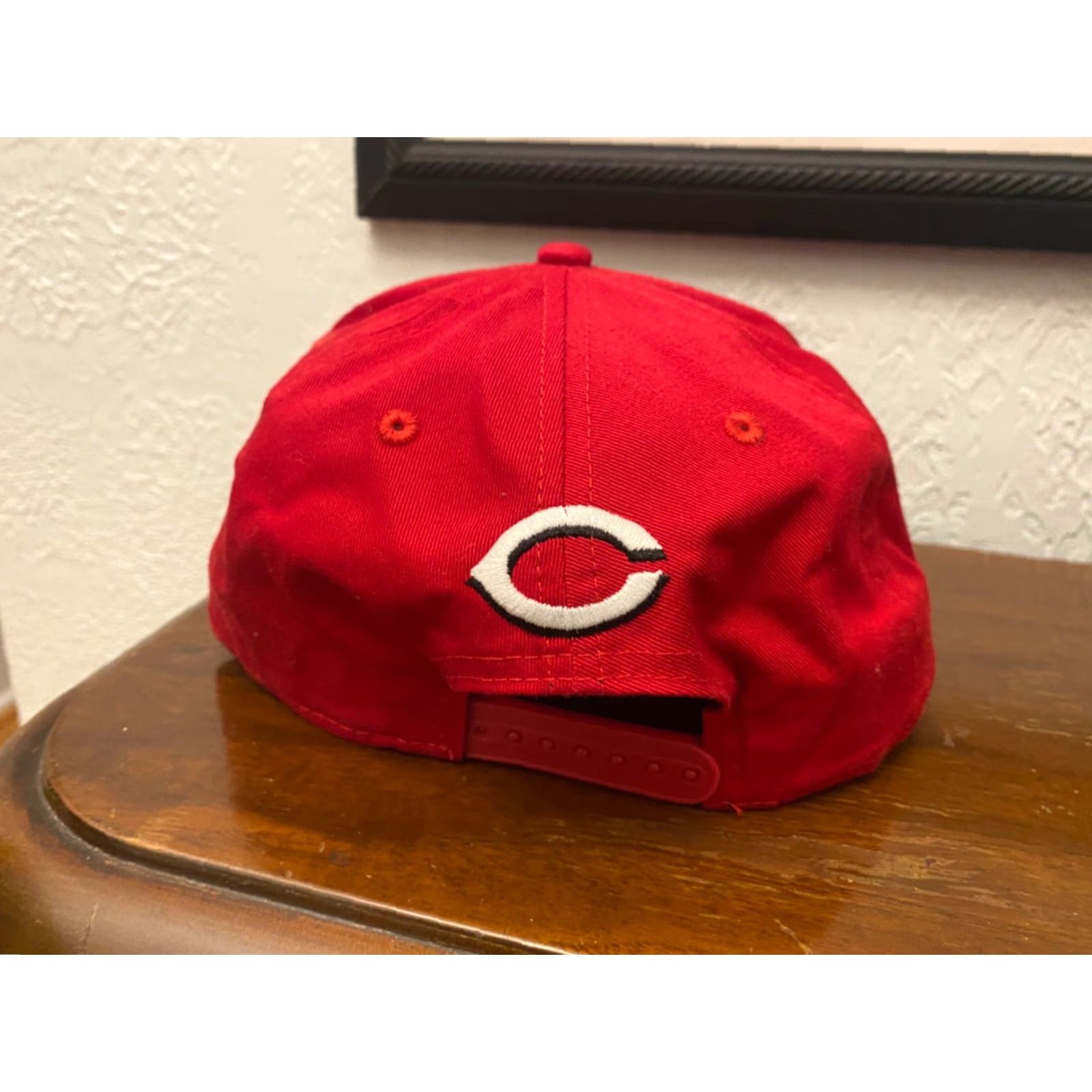 New Era New Era Cincinnati Reds 9 Fifty Adjustable hat Women’s Adult Gray CURVE BRIM Cap Baseball Theme Dad Strapback Hats Womens Size ONE SIZE - 4 Thumbnail