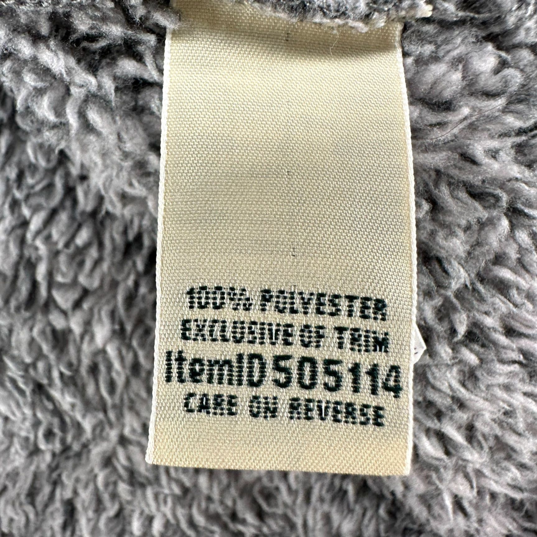 Vintage VINTAGE L.L. Bean Vest Womens Medium Gray Sherpa Fleece Polyester Deep Pile Mid-Length Zip Pockets Regular Women 90s Size M / US 6-8 / IT 42-44 - 5 Thumbnail