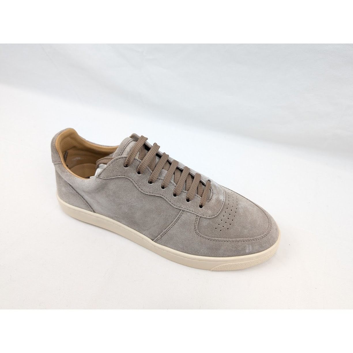 Brunello Cucinelli o1rshd1 Suede Low-Top Sneakers in Beige Size US 8 / EU 41 - 2 Thumbnail