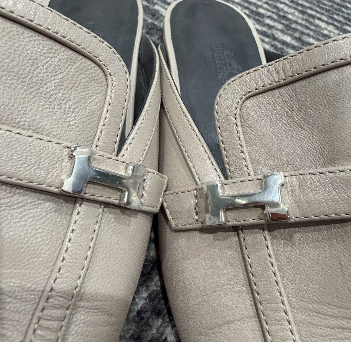 Hermes Hermes Groupie Mule Slippers J42 Size US 8 / IT 38 - 6 Thumbnail