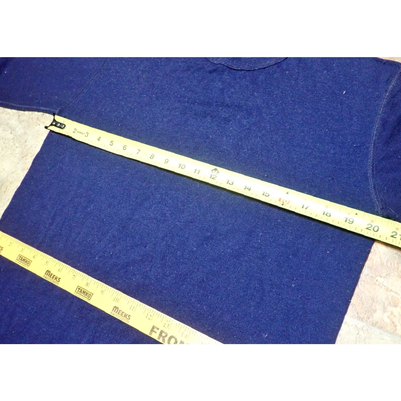 Vintage VINTAGE Duofold Men's T-Shirt Shirt Regular L Thermax Underwear Wool Blend Polyester Blue 70s 80s USA Mens Size US L / EU 52-54 / 3 - 7 Thumbnail