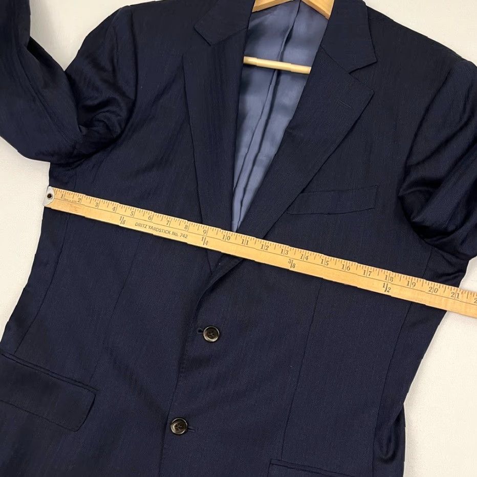 Suitsupply Suitsupply Blazer Mens 44L Blue Wool Vitale Barberis Canonico Livorno Jacket Size 44R - 6 Thumbnail