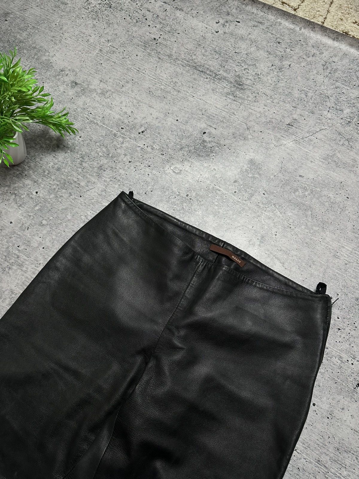 Bally Vintage Bally LAMB Riding Lined Leather Pants Size 30" / US 8 / IT 44 - 4 Thumbnail