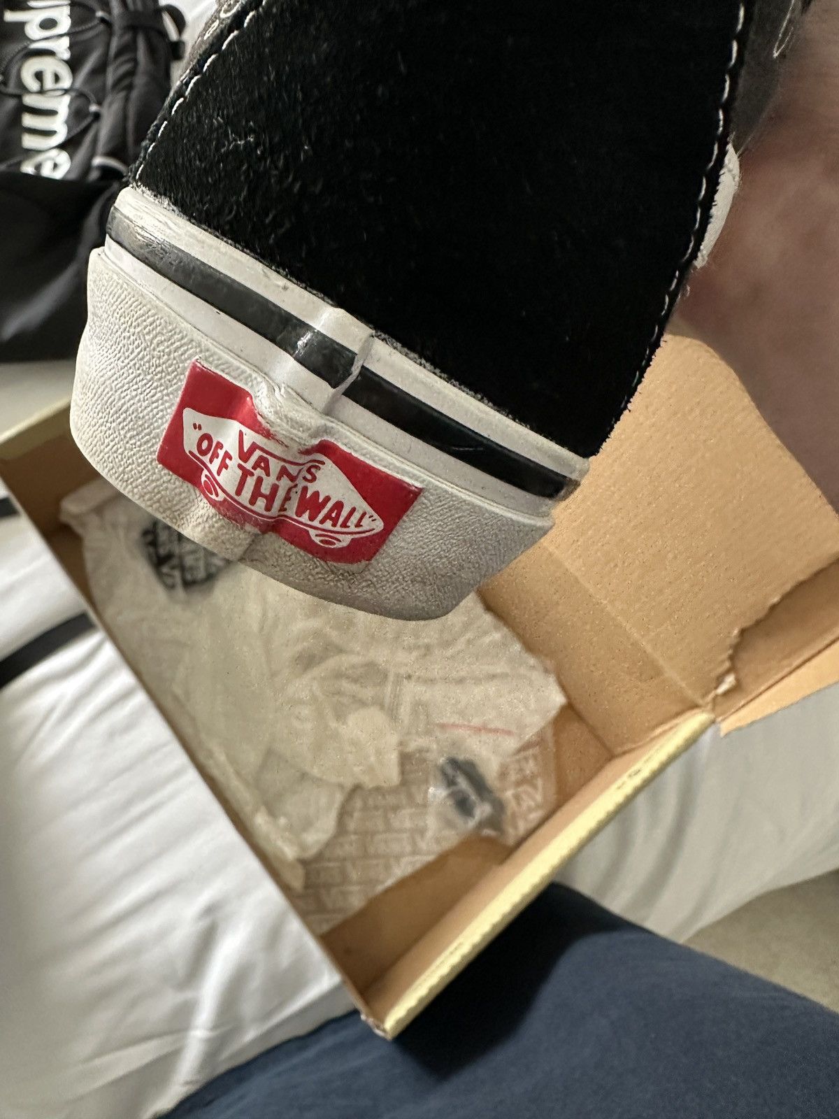 Bape × Vans BAPE VANS SK-8 HI BLACK SIZE 9.5 Size US 9.5 / EU 42-43 - 13 Thumbnail