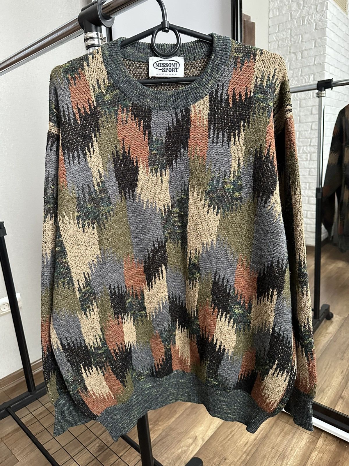 Missoni Missoni Italy Vintage Knit Sweater Pullover 90s Size US XL / EU 56 / 4 - 3 Thumbnail