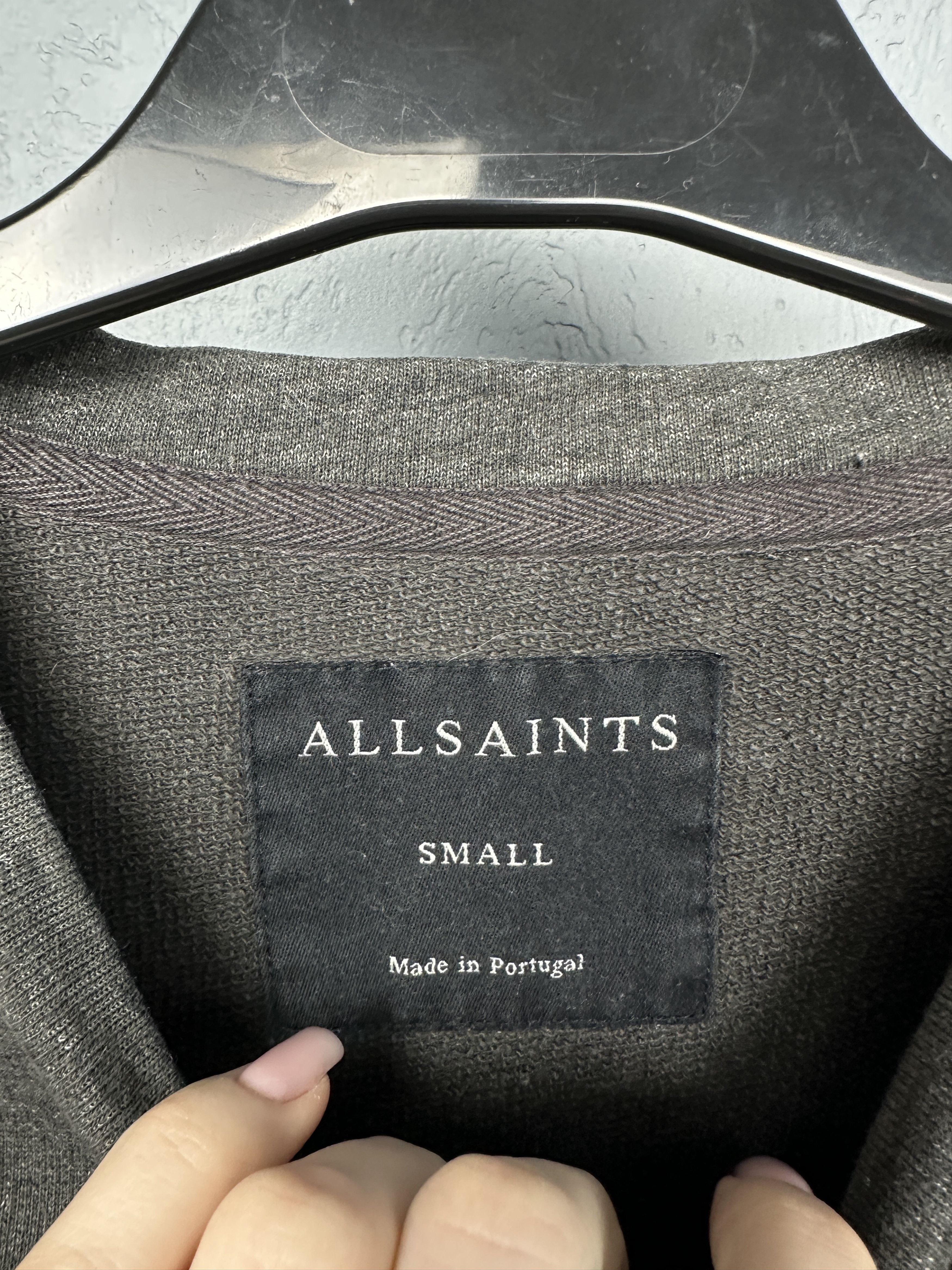 Allsaints Allsaints Mens Etra Short Sleeve Crew Neck Sweatshirt Size US S / EU 44-46 / 1 - 3 Thumbnail