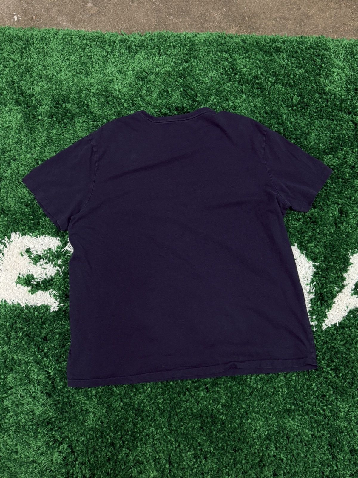 Polo Ralph Lauren Polo Ralph Lauren Distressed Navy Classic OG Logo Large Tee Size US L / EU 52-54 / 3 - 3 Thumbnail