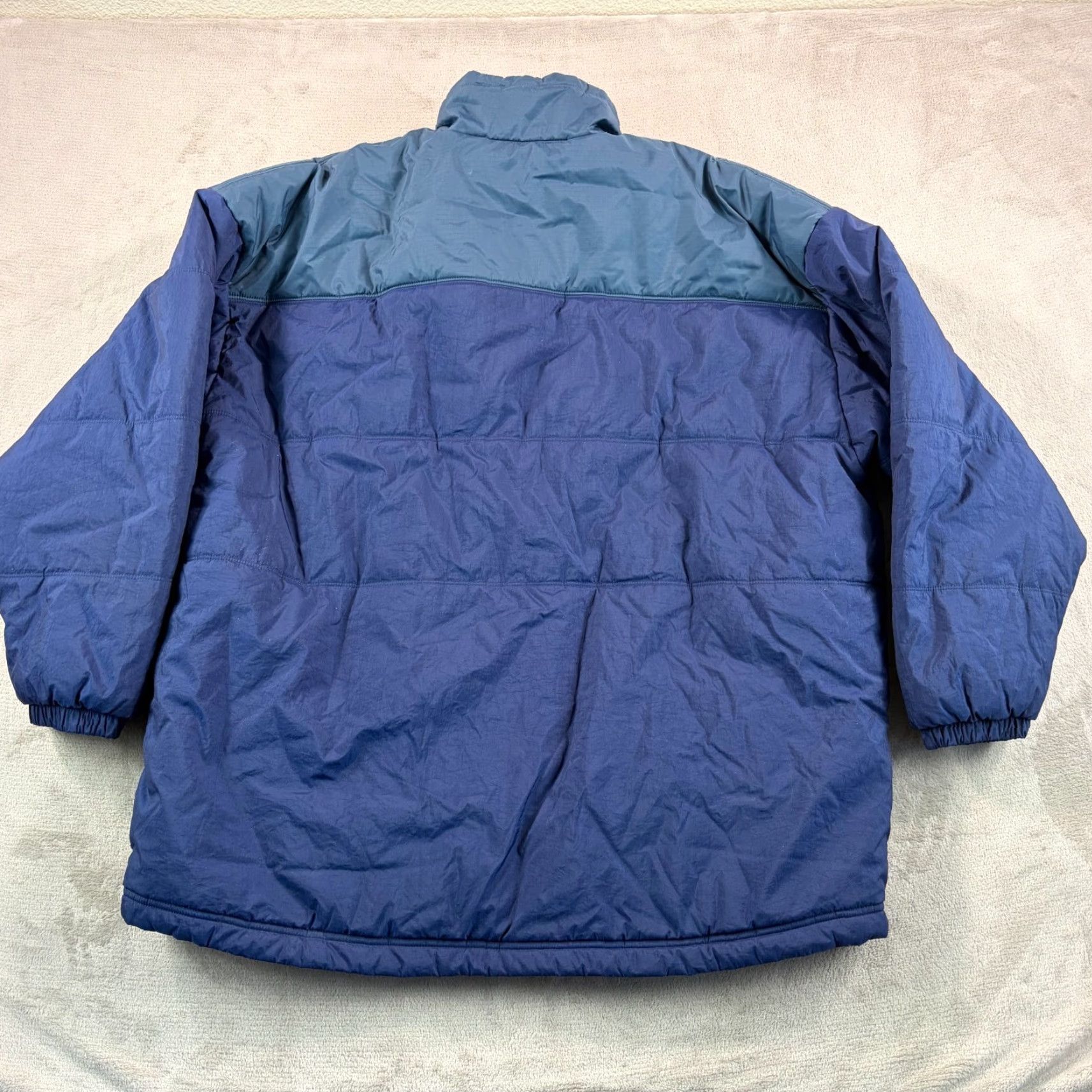 Nike VINTAGE Nike Puffer Jacket Blue 2XL Men Full Zip Swoosh Logo 90s Jacket Winter Fall Spring Clothing Size US XXL / EU 58 / 5 - 5 Thumbnail