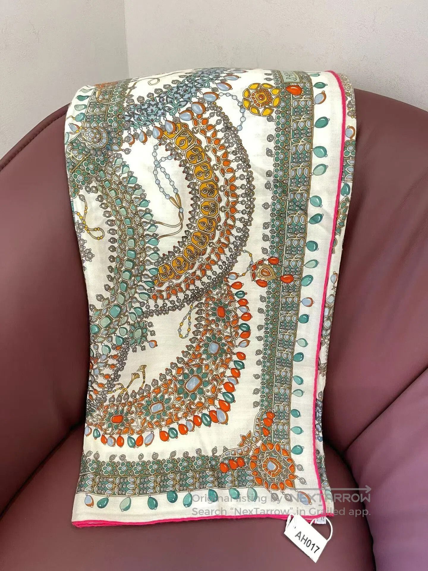 Hermes Hermès Colorful Paisley Scarf Shawl. Size ONE SIZE - 1 Thumbnail
