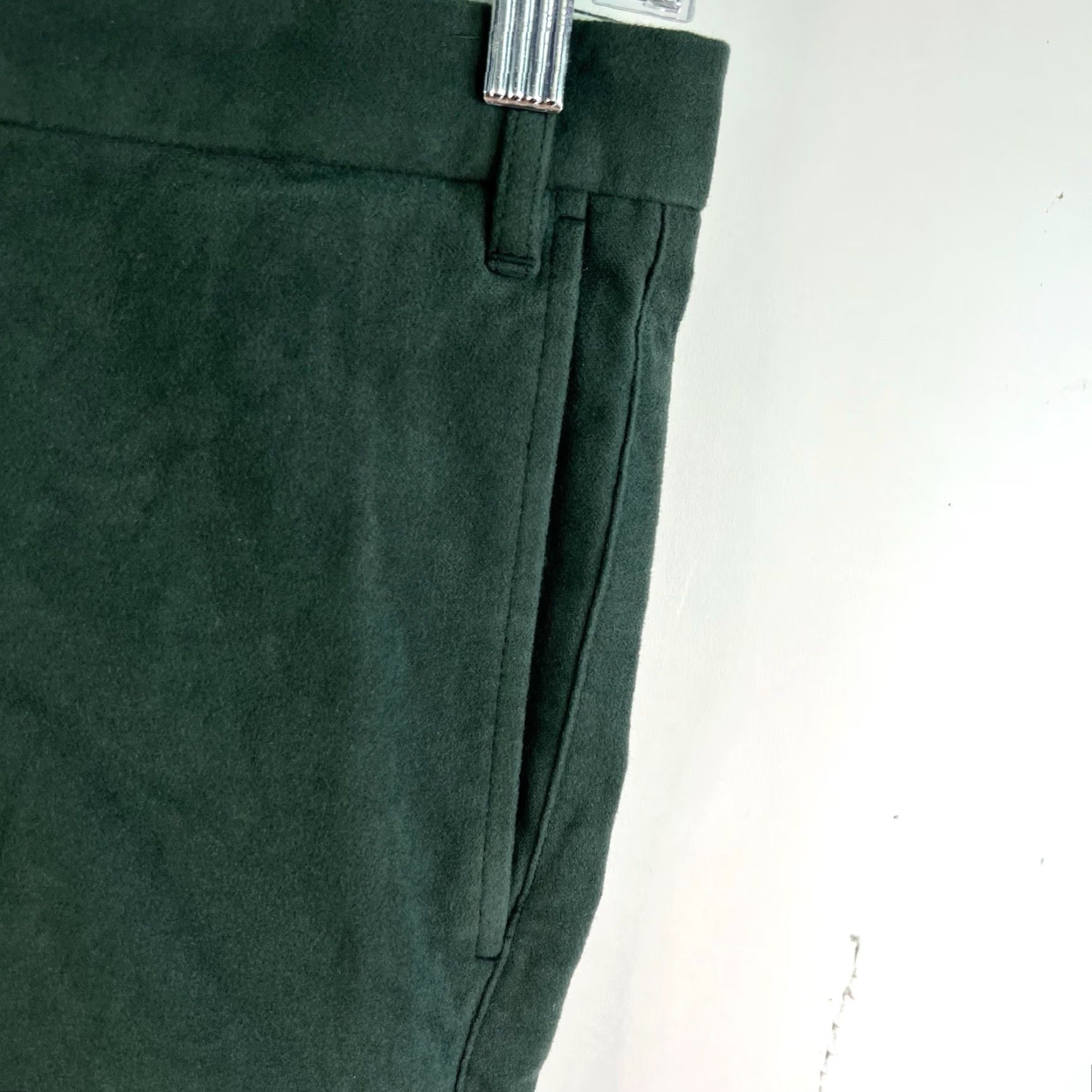 Proper Cloth VINTAGE Proper Cloth Mens Pants Casual Flat Front Stretch Cotton Blended Green 50 Inseam 31 Adult Size US 34 / EU 50 - 2 Thumbnail