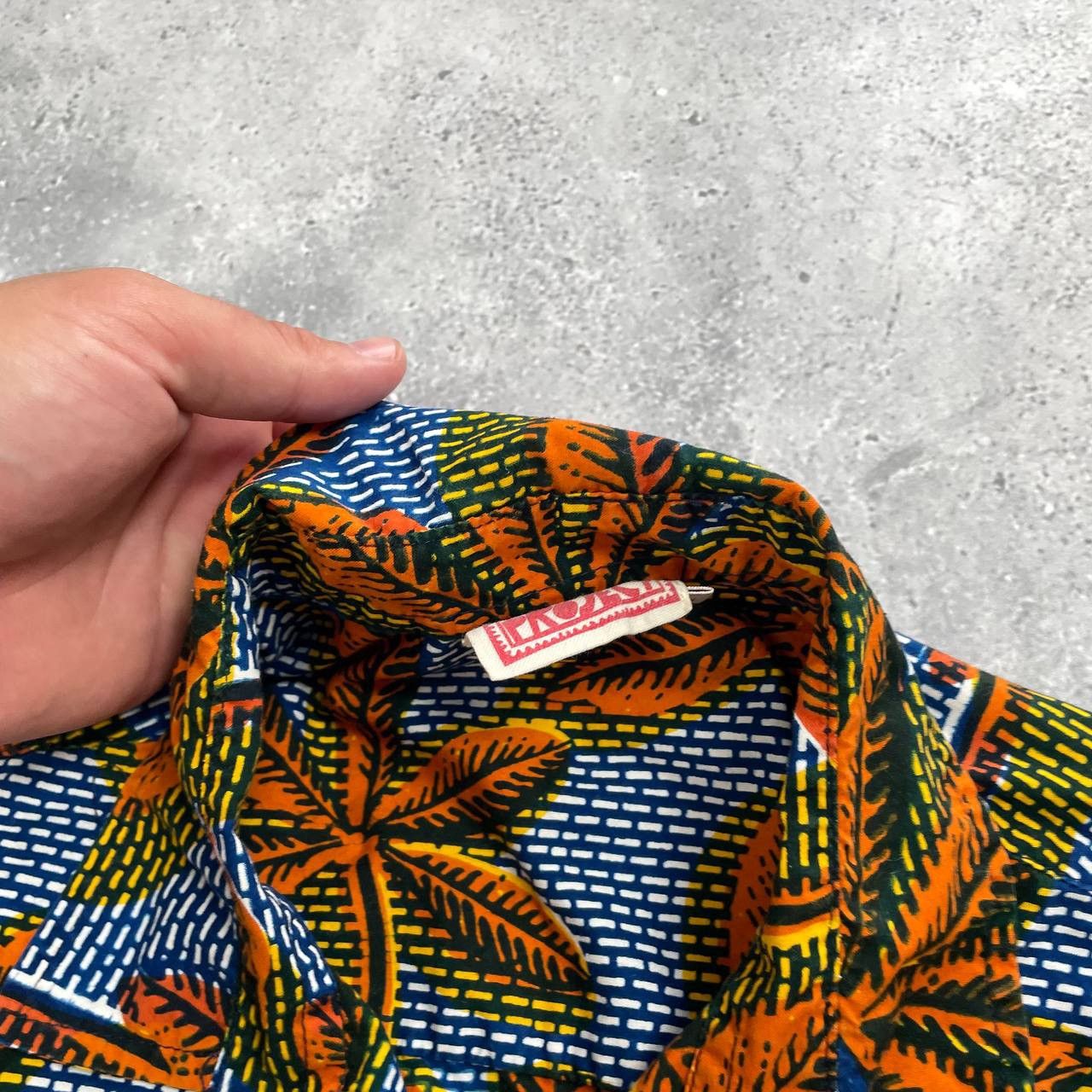 Designer Poplin Project Floral Print Short Sleeve Button-Up Shirt M Size US M / EU 48-50 / 2 - 10 Thumbnail