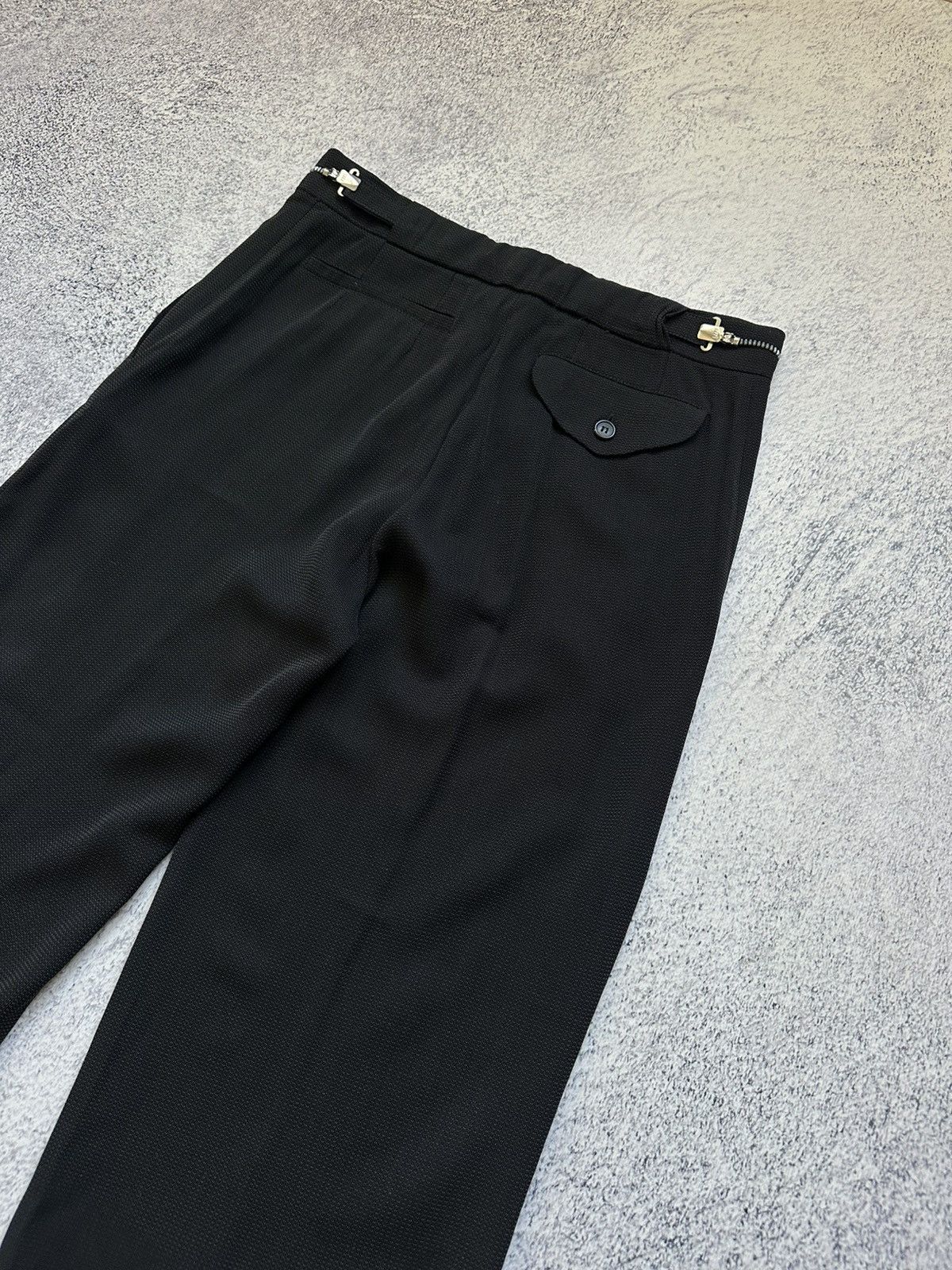 Ann Demeulemeester Ann Demeulemeester Archive Women’s Fluid Wool Pants 38 Size 26" / US 2 / IT 38 - 15 Thumbnail