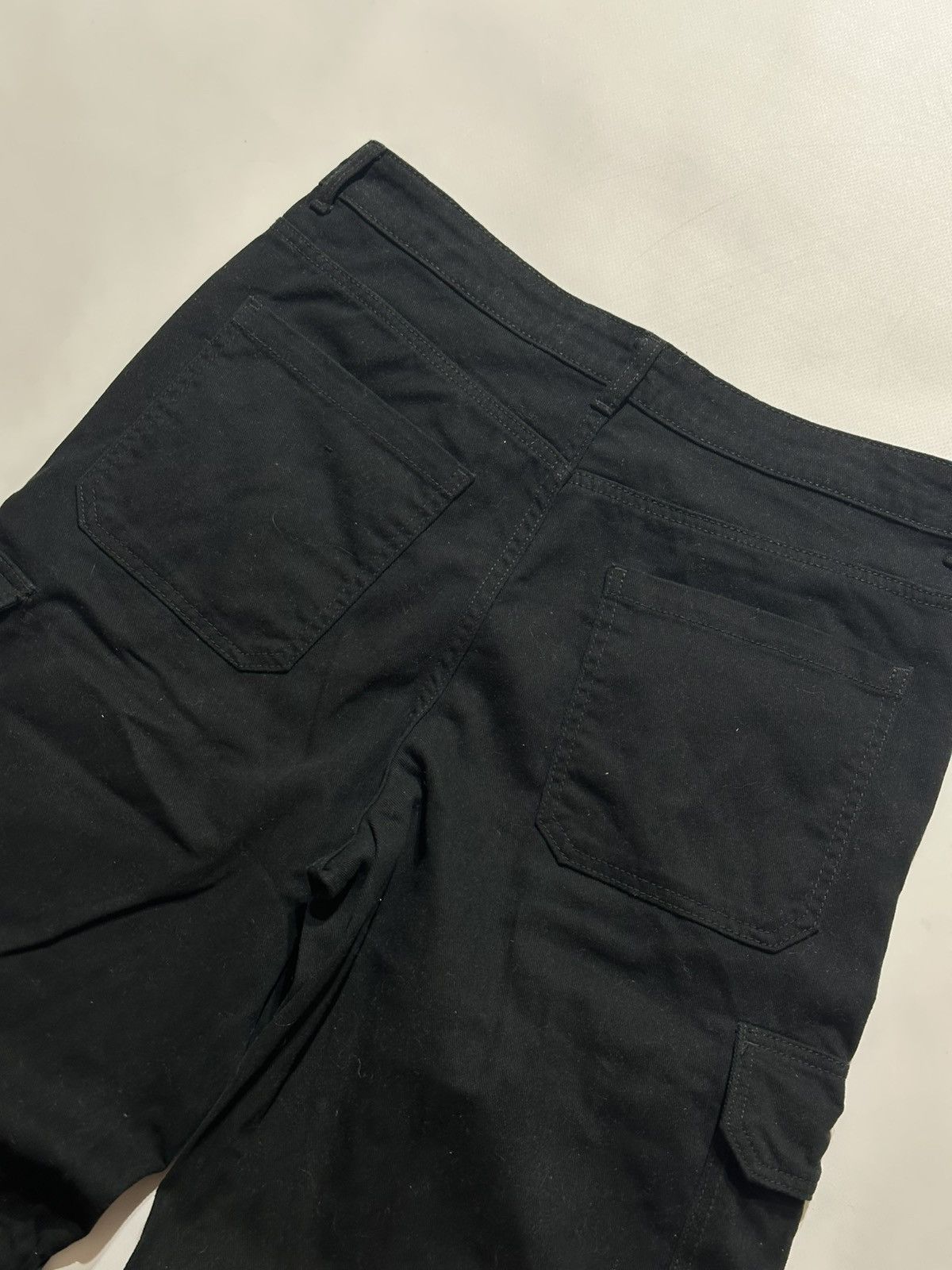 Japanese Brand Black Baggy Multi-Pocket Cargo Pants Size US 32 / EU 48 - 6 Thumbnail