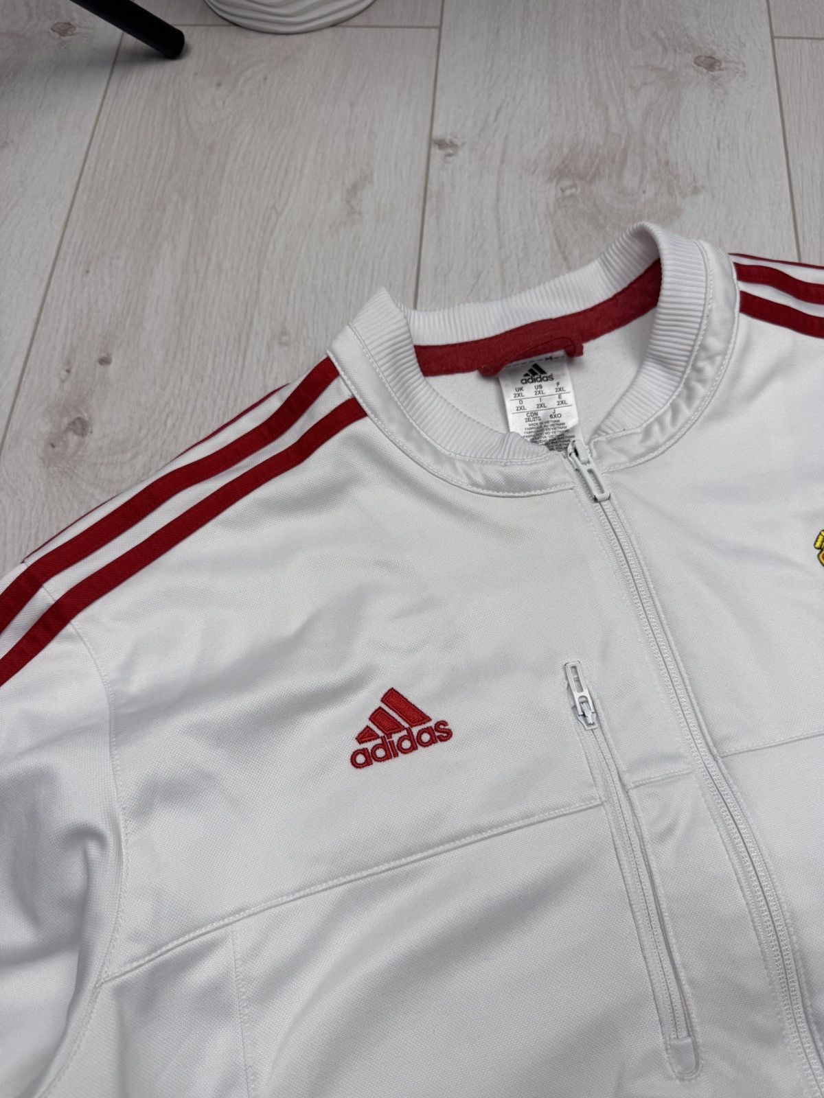 Adidas Nike Manchester United Zip Up Jacket Hoodie Size US XXL / EU 58 / 5 - 5 Thumbnail