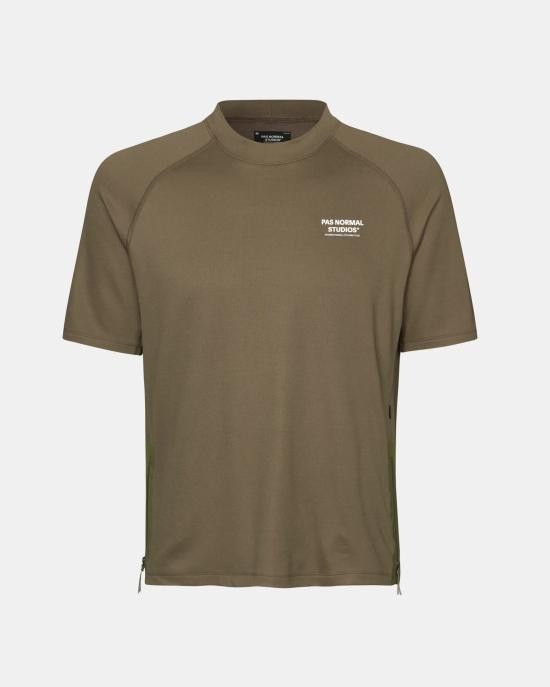 Pas Normal Studios PAS NORMAL STUDIOS Men T-Shirts ME33ABI EARTH Brown Size US XL / EU 56 / 4 - 1 Thumbnail