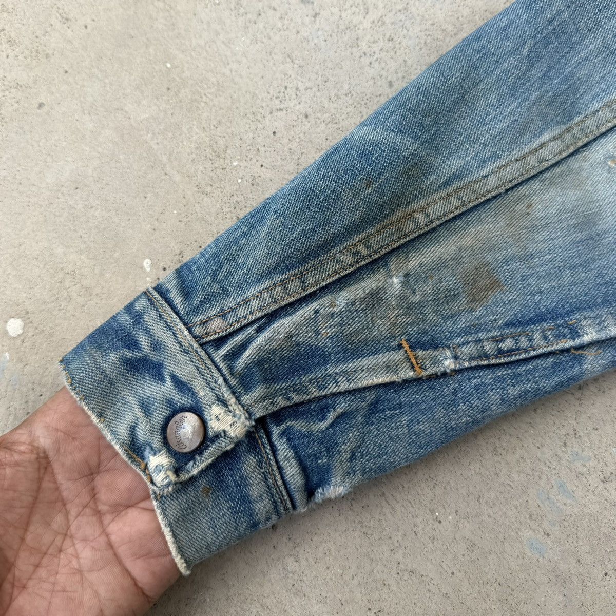 Wrangler 🔥Rare 60s Wrangler Zip Denim Jacket Talon Conmatic USA Size US XS / EU 42 / 0 - 15 Thumbnail