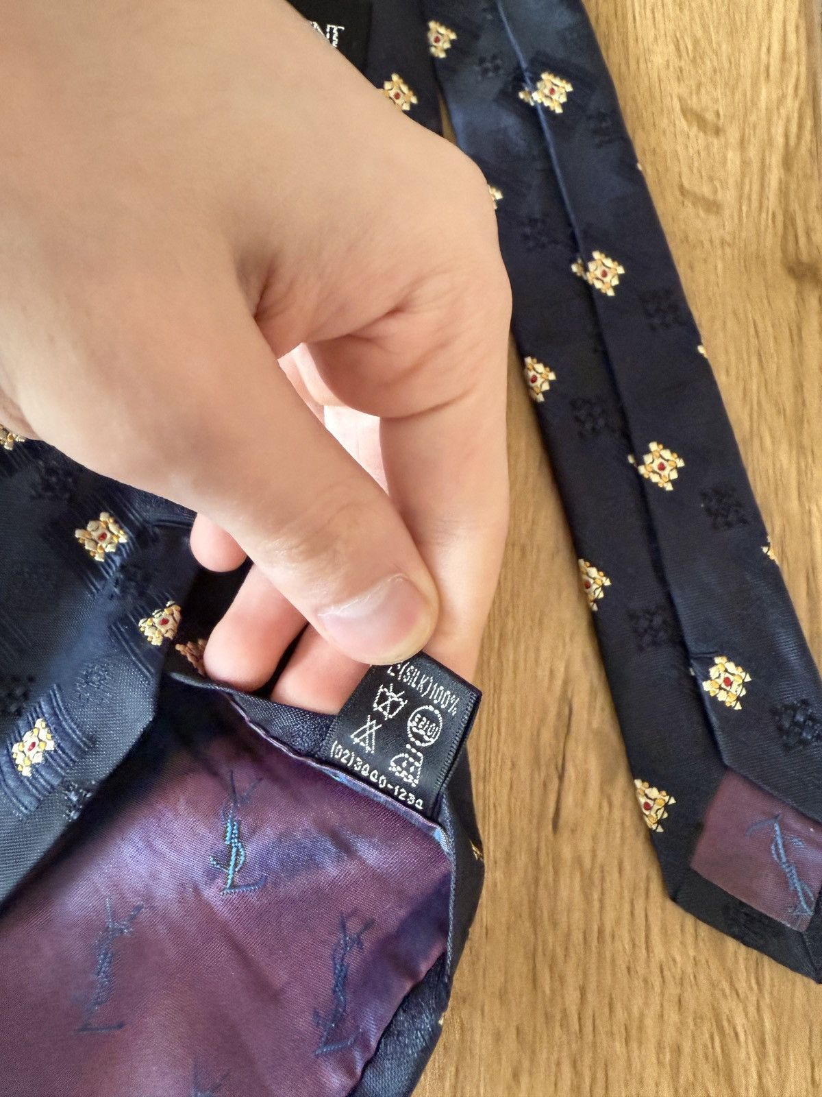 Yves Saint Laurent Vintage Ysl Yves Saint Laurent Tie Size ONE SIZE - 6 Thumbnail