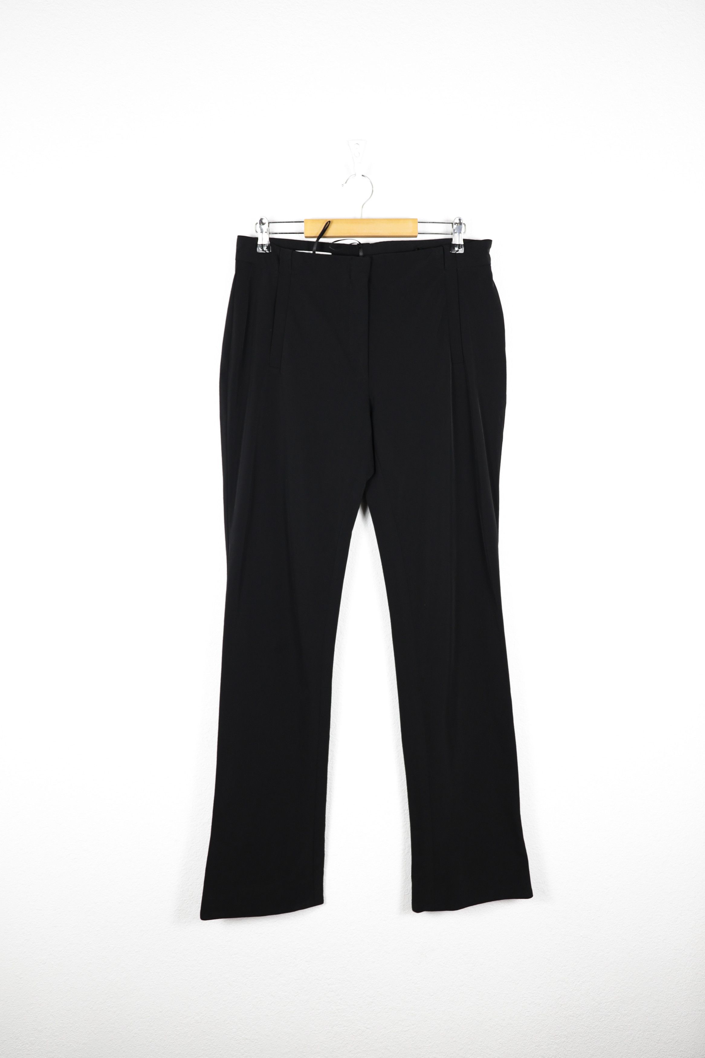 Women's Jil Sander Black Polyamide Chino Track Pants 38