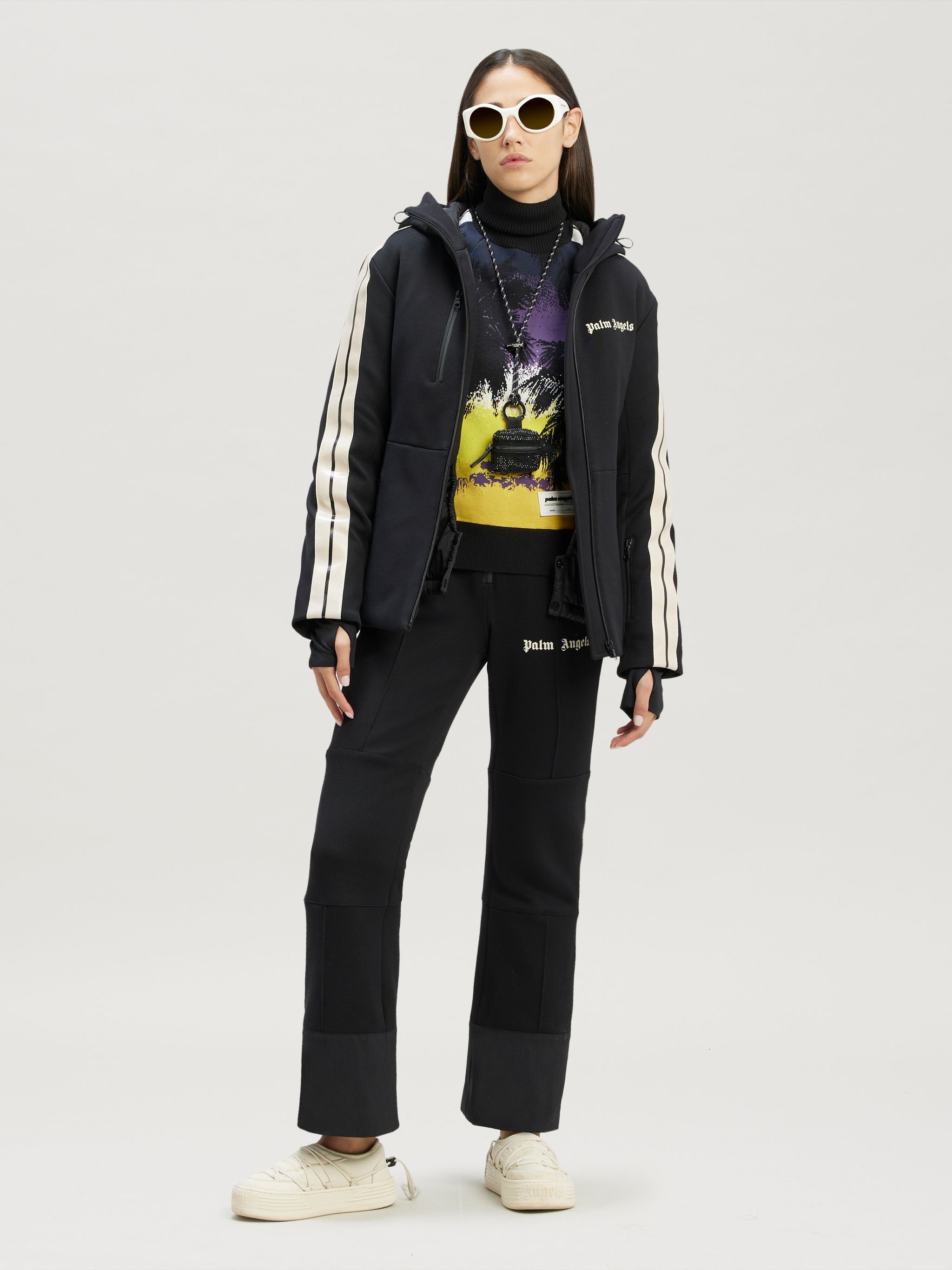 Palm Angels o1y1225 Turtleneck Sweater in Multicolor Size XS / US 0-2 / IT 36-38 - 5 Thumbnail