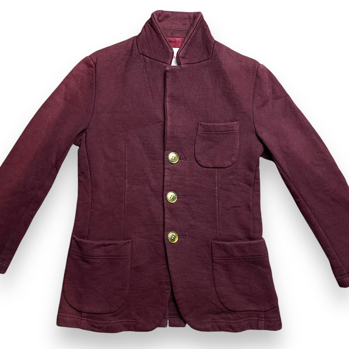 Issey Miyake VINTAGE NE-NET BY ISSEY MIYAKE GOLD BUTTON UP BLAZER JACKET Size S / US 4 / IT 40 - 4 Thumbnail
