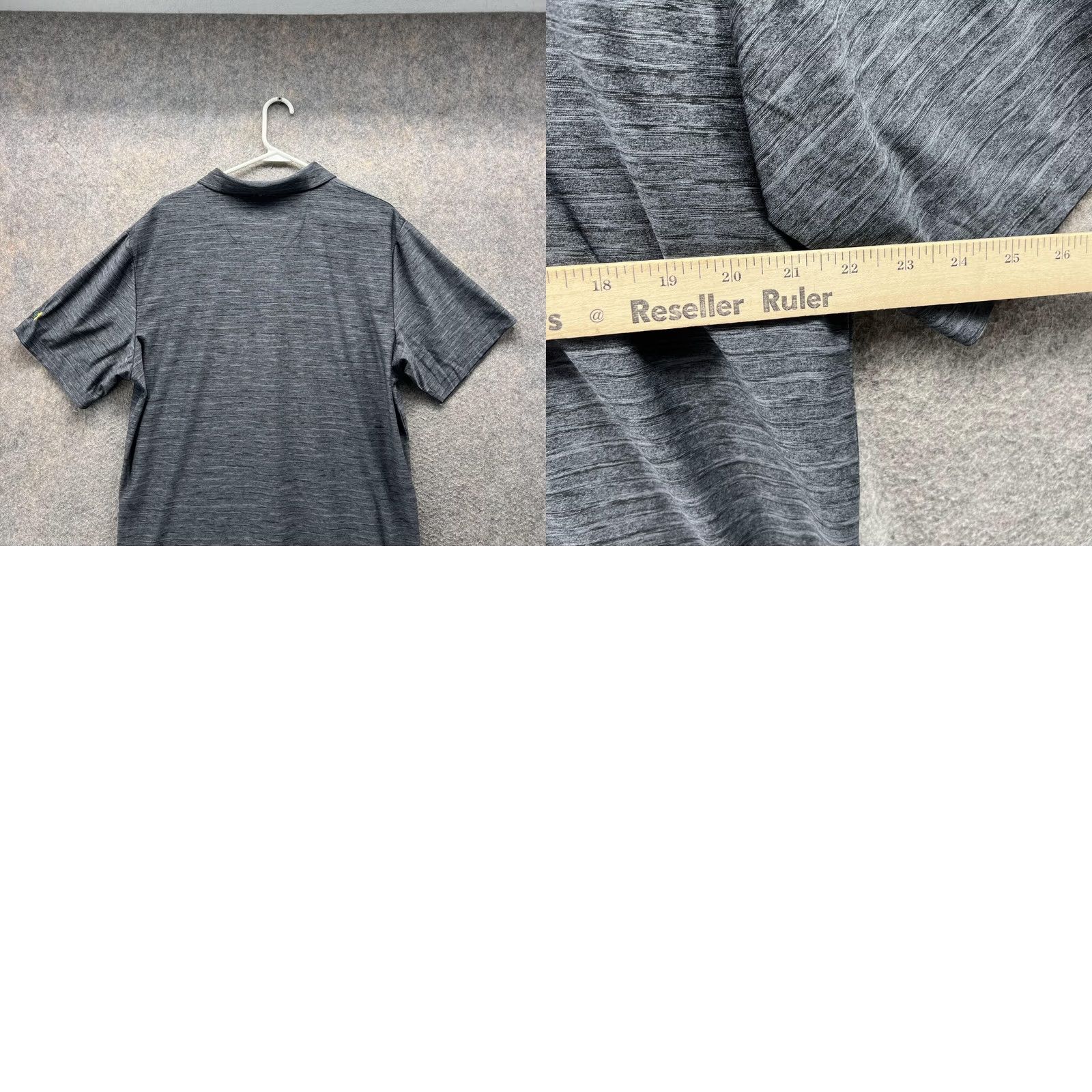 Vintage VINTAGE Jack Nicklaus Polo Shirt Men Large Heather Gray Short Sleeve Casual Preppy Polyester Golf Shirt Mens Size US L / EU 52-54 / 3 - 9 Thumbnail