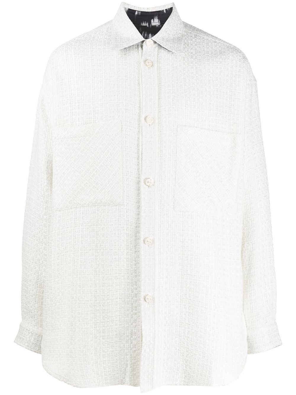 Faith Connexion Faith Connexion Oversized Tweed Shirt Jacket (Brand New) Size ONE SIZE - 9 Thumbnail