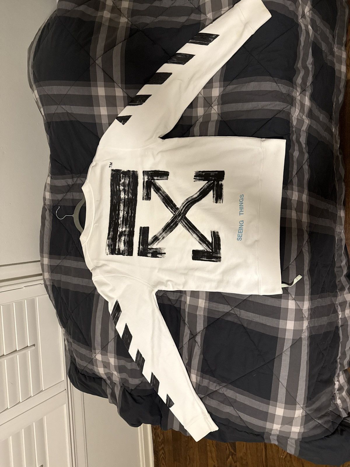 Off-White Off-white crewneck cotton crewneck Size US L / EU 52-54 / 3 - 2 Thumbnail