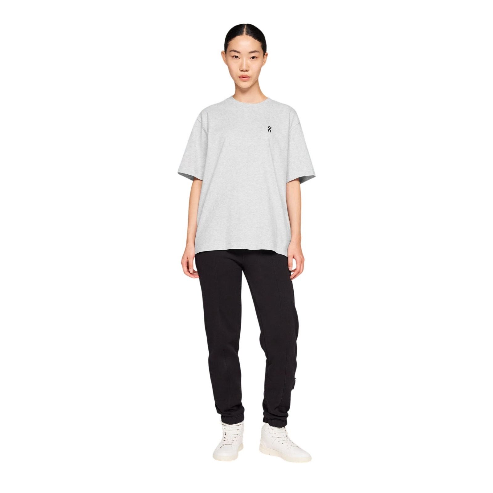 On On Club-T Cotton T-Shirt in Grey/Crater Size S - New Size S / US 4 / IT 40 - 4 Thumbnail