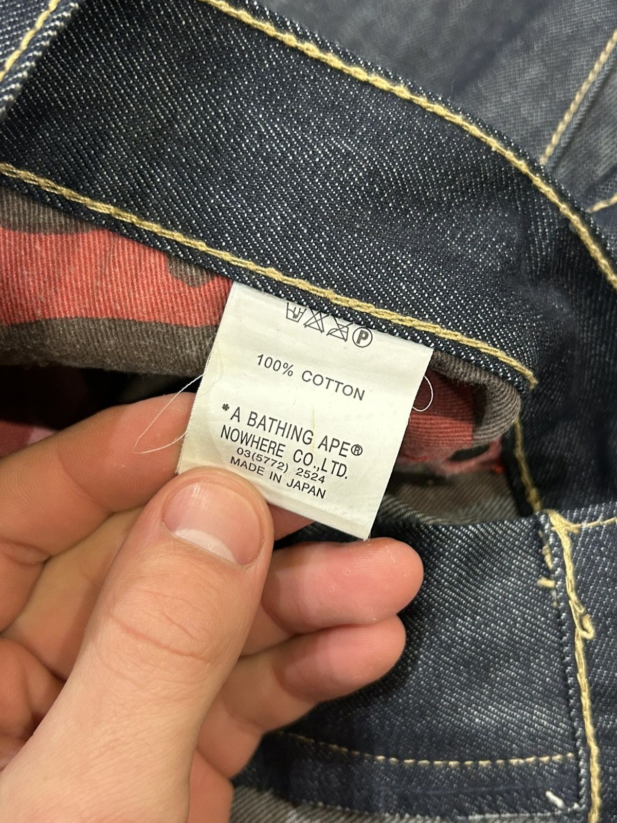 Bape Bape Ape Shall Never Kill Ape Denim Size US 44 / EU 60 - 4 Thumbnail