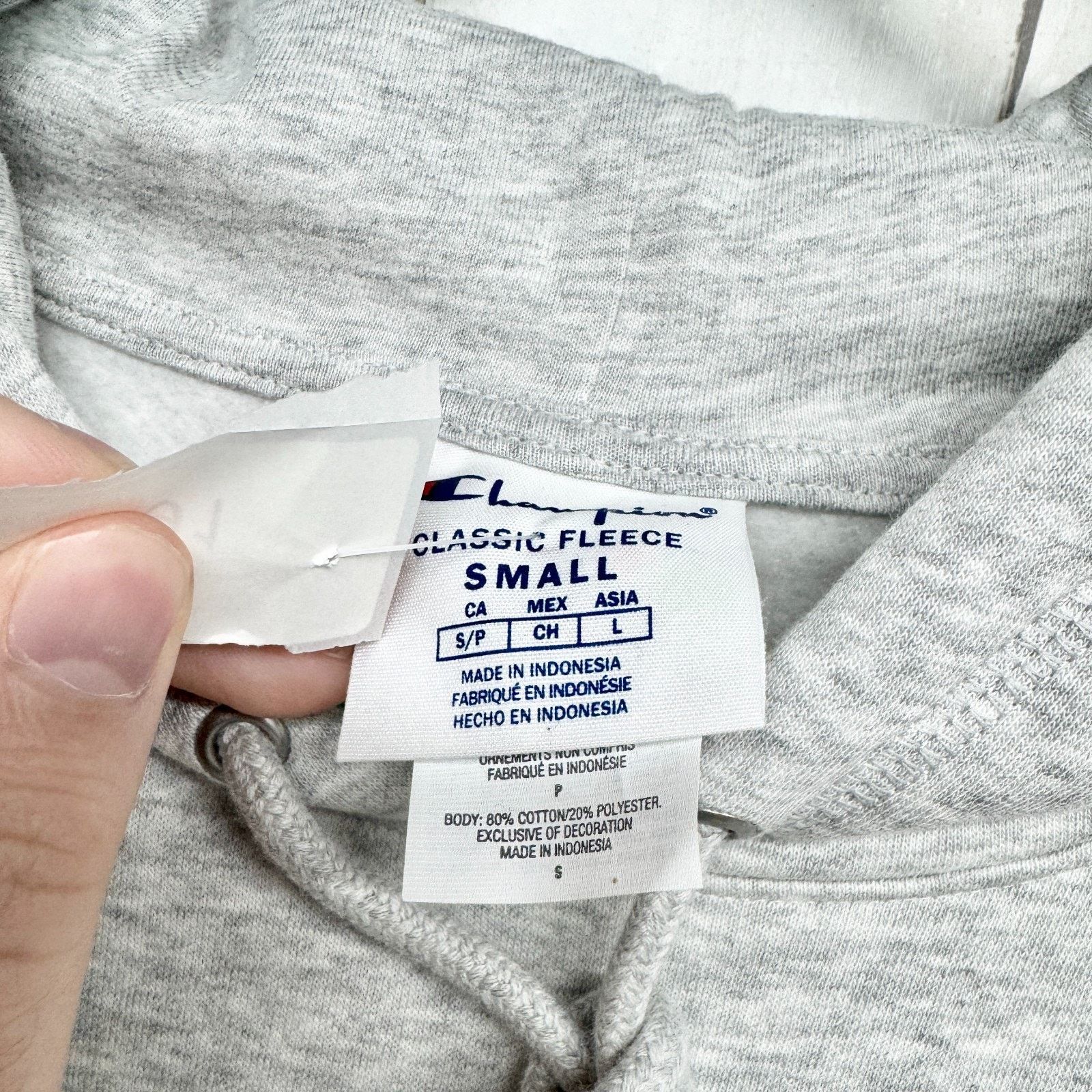 Champion Champion Sweater Unisex Small Gray Classic Fleece Hoodie NWT Size US S / EU 44-46 / 1 - 4 Thumbnail