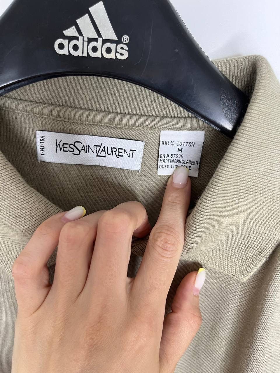 Saint Laurent Paris × Vintage × Yves Saint Laurent Yves Saint Laurent polo Size US M / EU 48-50 / 2 - 2 Thumbnail