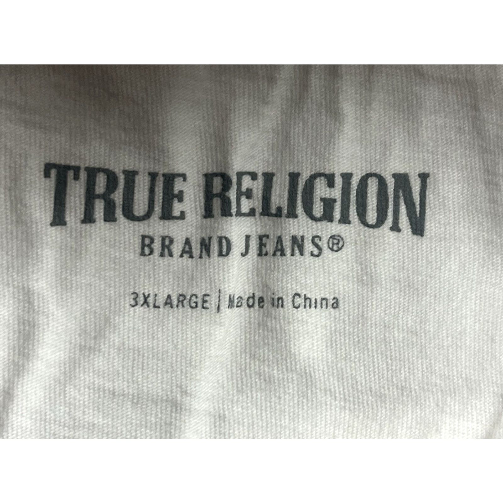 True Religion True Religion Shirt Crewneck Long Sleeve Mens White 3XL Size US XXL / EU 58 / 5 - 6 Thumbnail