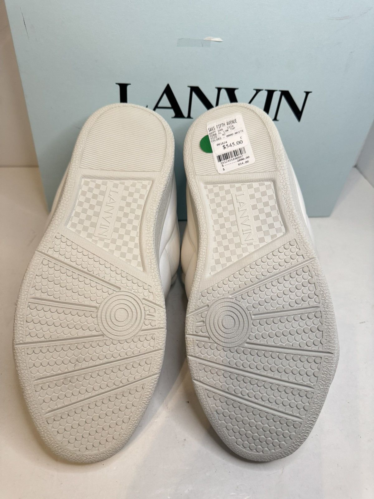 Lanvin Authentic Lanvin Curb XL Sneakers “White” Puff Sz 42/9 Size US 9 / EU 42 - 9 Thumbnail