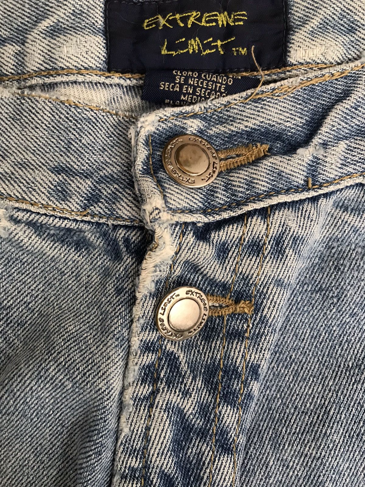 JNCO × Vintage Vintage extreme limit carpenter denim short Size US 35 - 4 Thumbnail